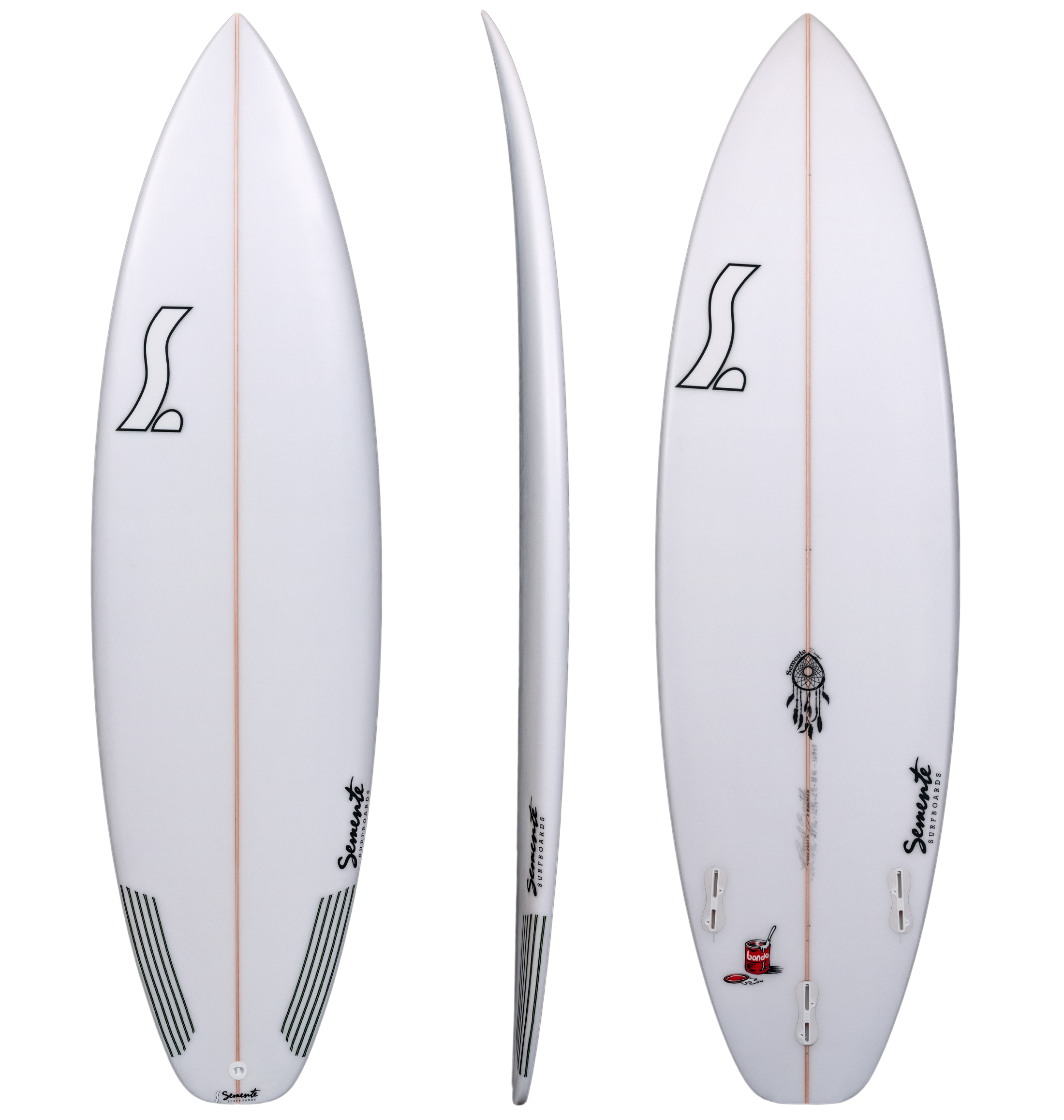 Bondo surfboard model