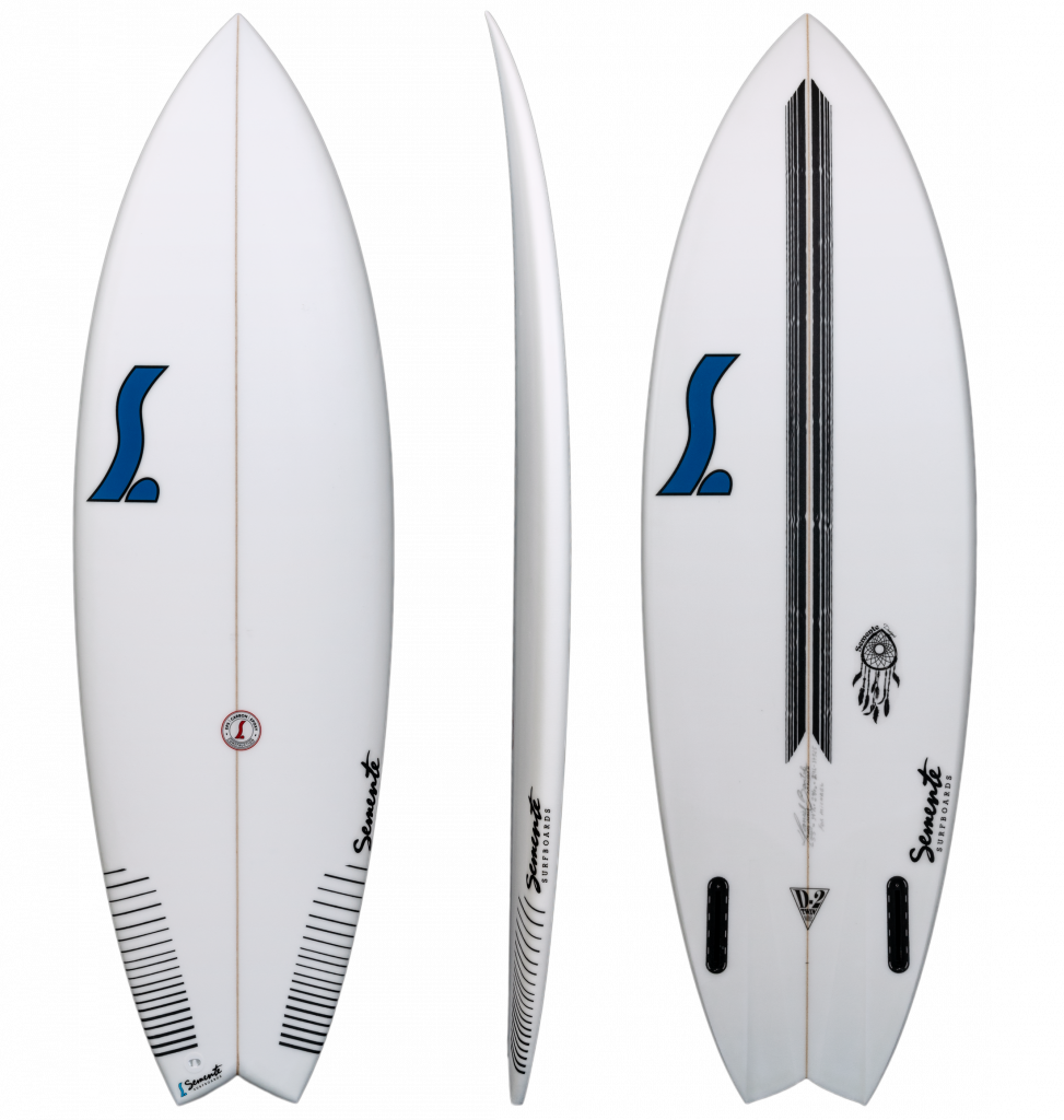 d-2 semente surfboard model